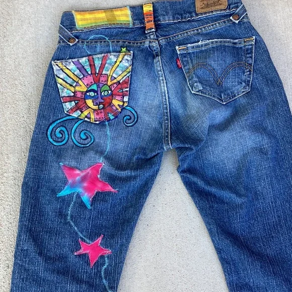 Levi’s Upcycled 504 29x 30 sz 3 - Picture 5 of 7